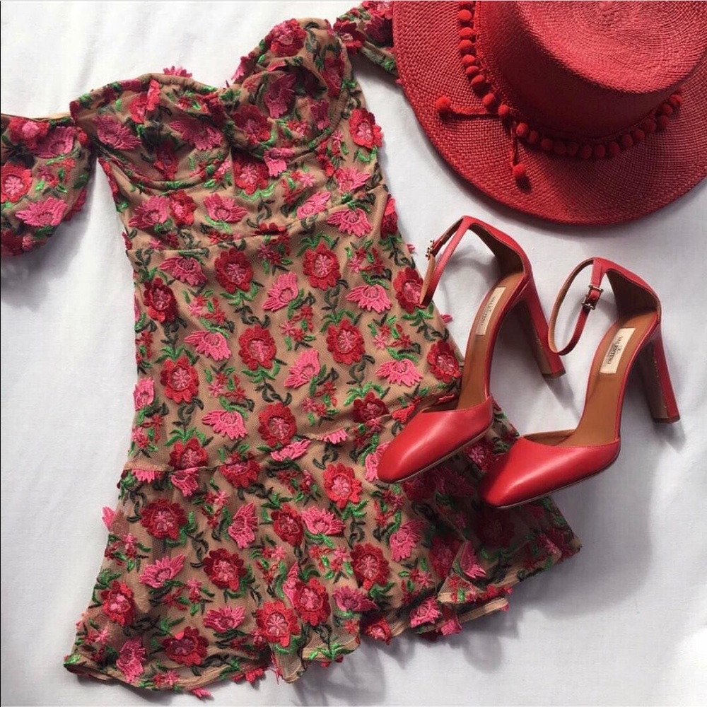 Bnwt for love and lemons Amelia strapless dress